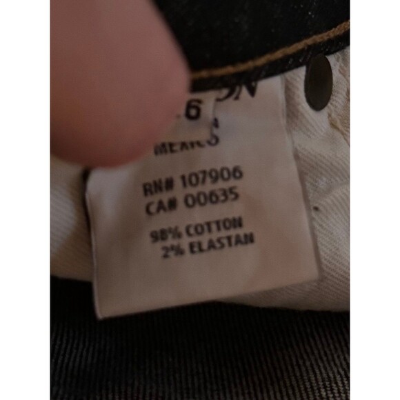 SOLD Vintage Hudson Y2K Low Rise Carly Flap Straight Jeans 26 - Picture 9 of 11